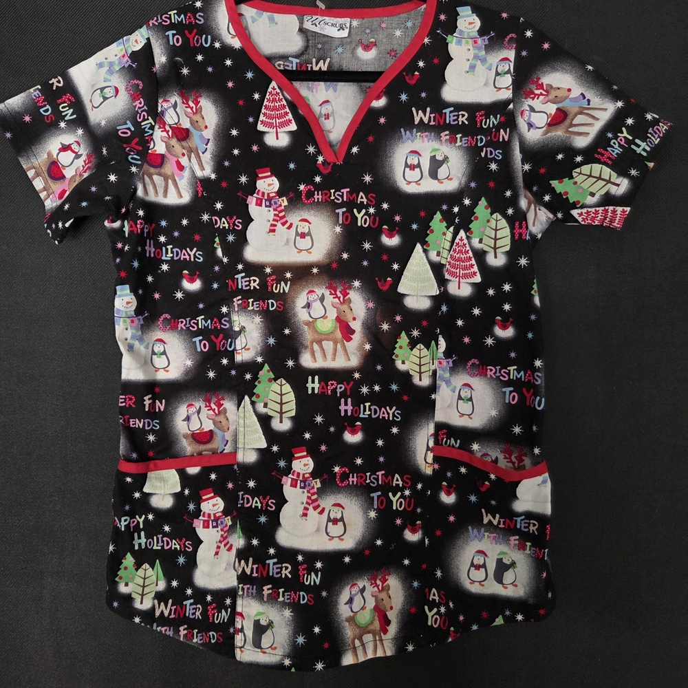 Kavio Kids Pajama Top - Festive Black and Red